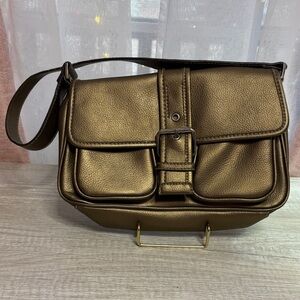 Elegant Villager Bronze Shoulder Bag